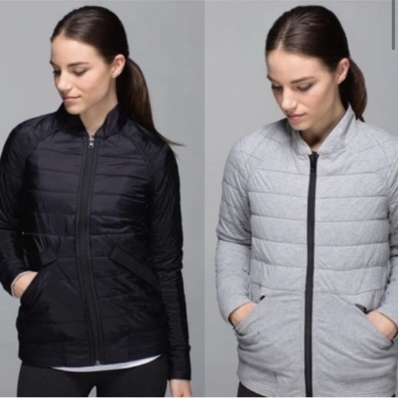 lululemon athletica Jackets & Blazers - Lululemon The Bomb Bomber Jacket -Reversible-